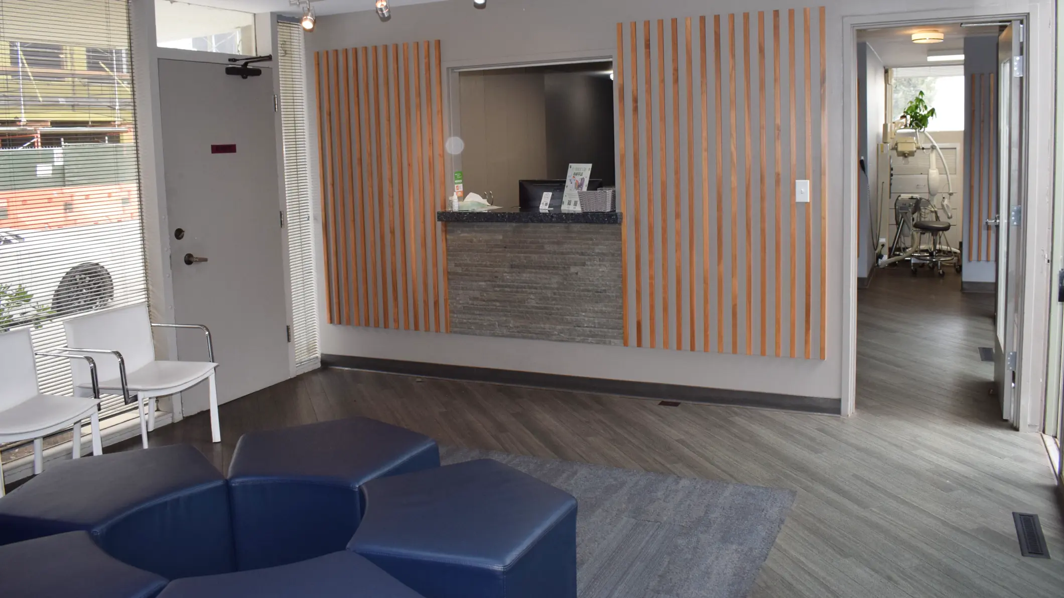 Modern treatment room with comfortable patient chair