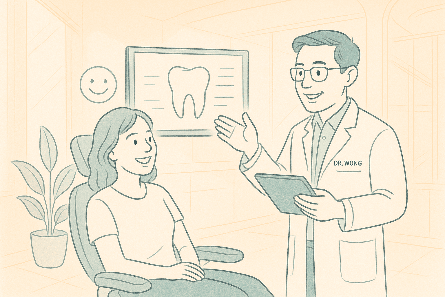 Invisalign treatment step 1: Initial Consultation