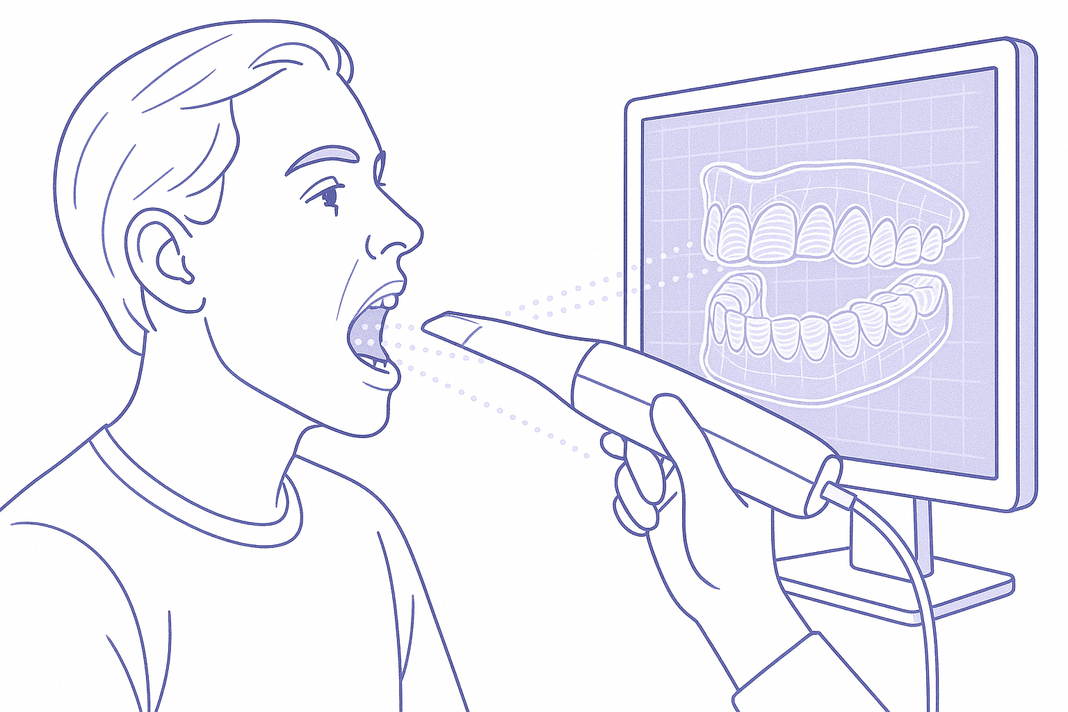 Invisalign treatment step 2: 3D Digital Scan
