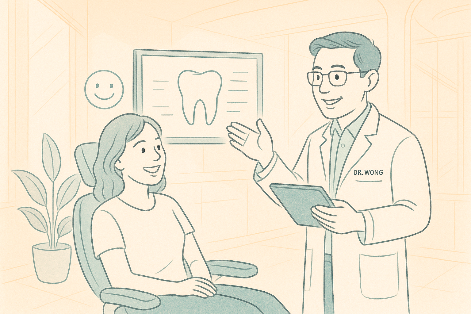 Invisalign treatment step 1: Initial Consultation